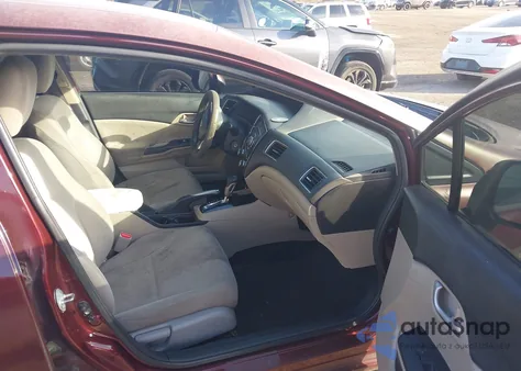 2013 Honda Civic Lx z USA, uszkodzony, nr VIN 19XFB2F52DE237797